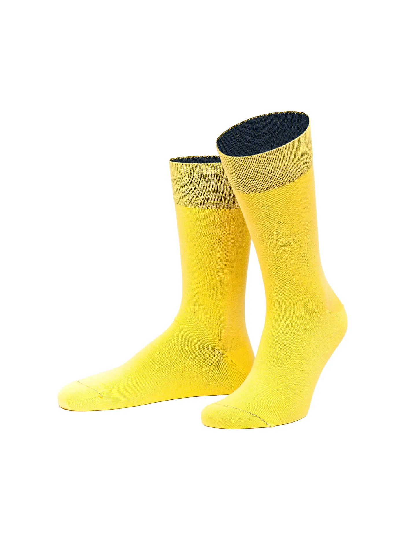 VON JUNGFELD | Socken " Hampshire " royal blau | gelb